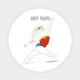 Sober Powers Magnet